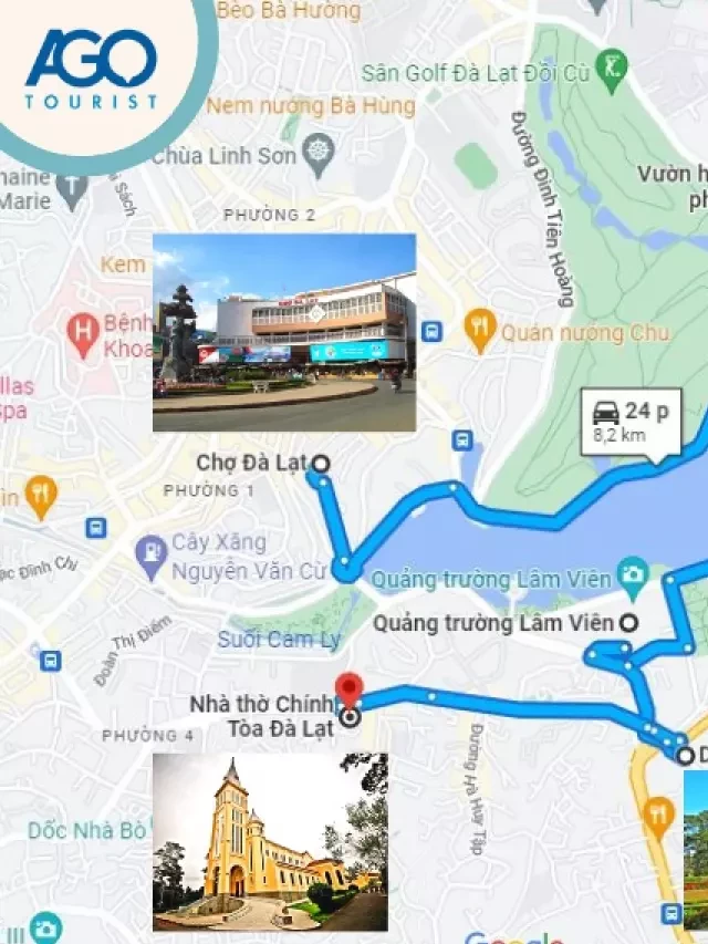   Cập nhật bản đồ du lịch Đà Lạt mới nhất trong năm 2023