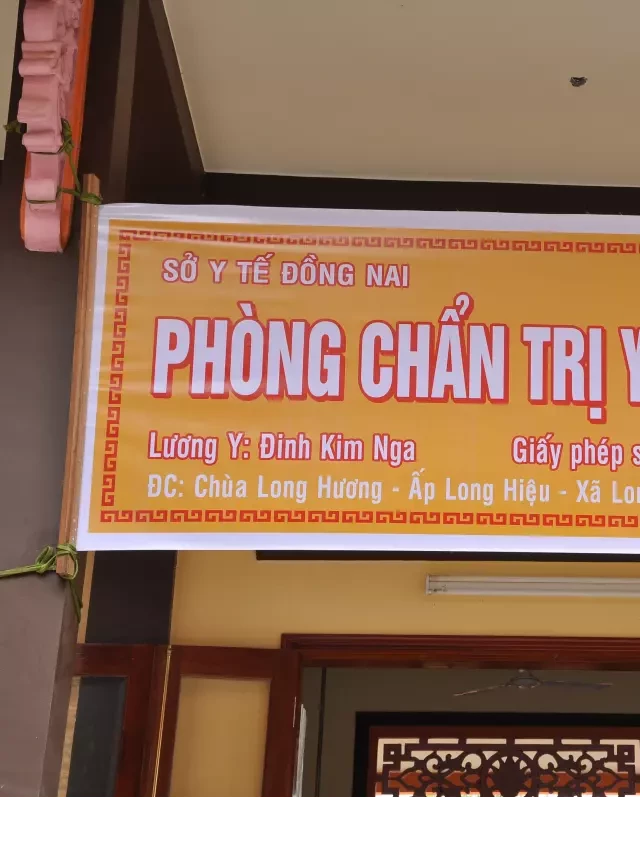   Phòng Chẩn Trị Y Học Cổ Truyền Chùa Long Hương: Nơi mang đến sự chữa lành và phục hồi