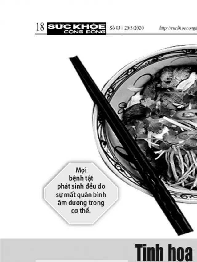   Tinh hoa âm dương ngũ hành trong văn hóa ẩm thực Việt Nam