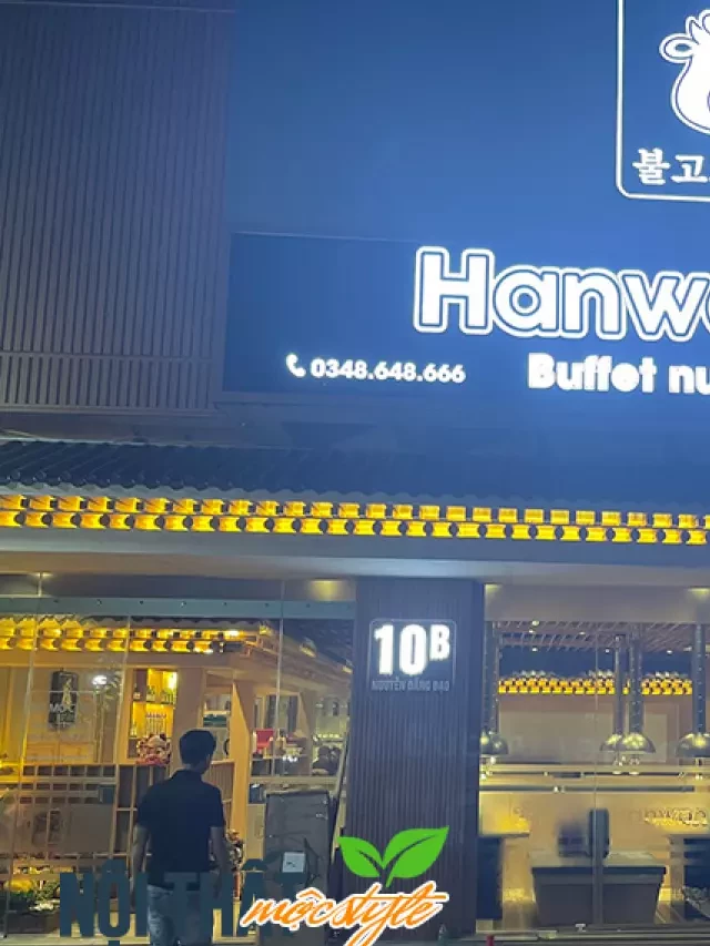   Thi công dự án nhà hàng lẩu nướng Hanwon Hàn Quốc