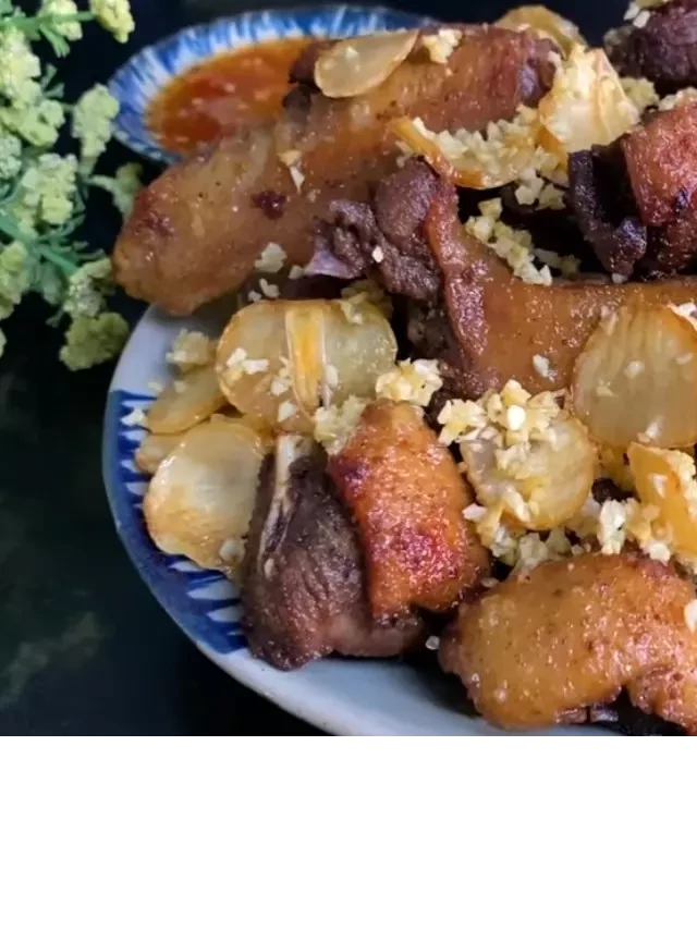   Cách làm vịt rang tỏi ngon thơm dậy hương siêu hấp dẫn