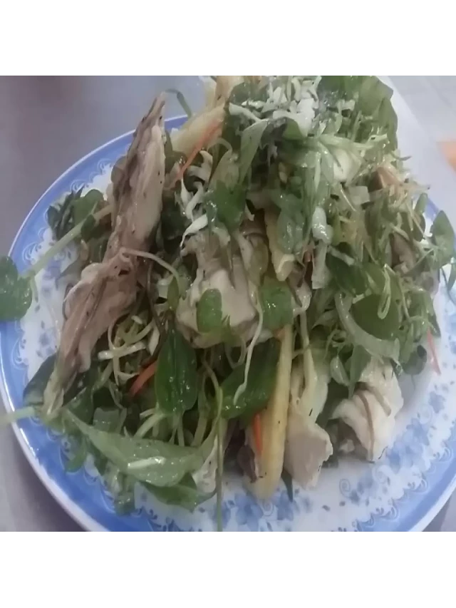   Cách làm gỏi vịt rau càng cua ngon mê ly ăn là ghiền